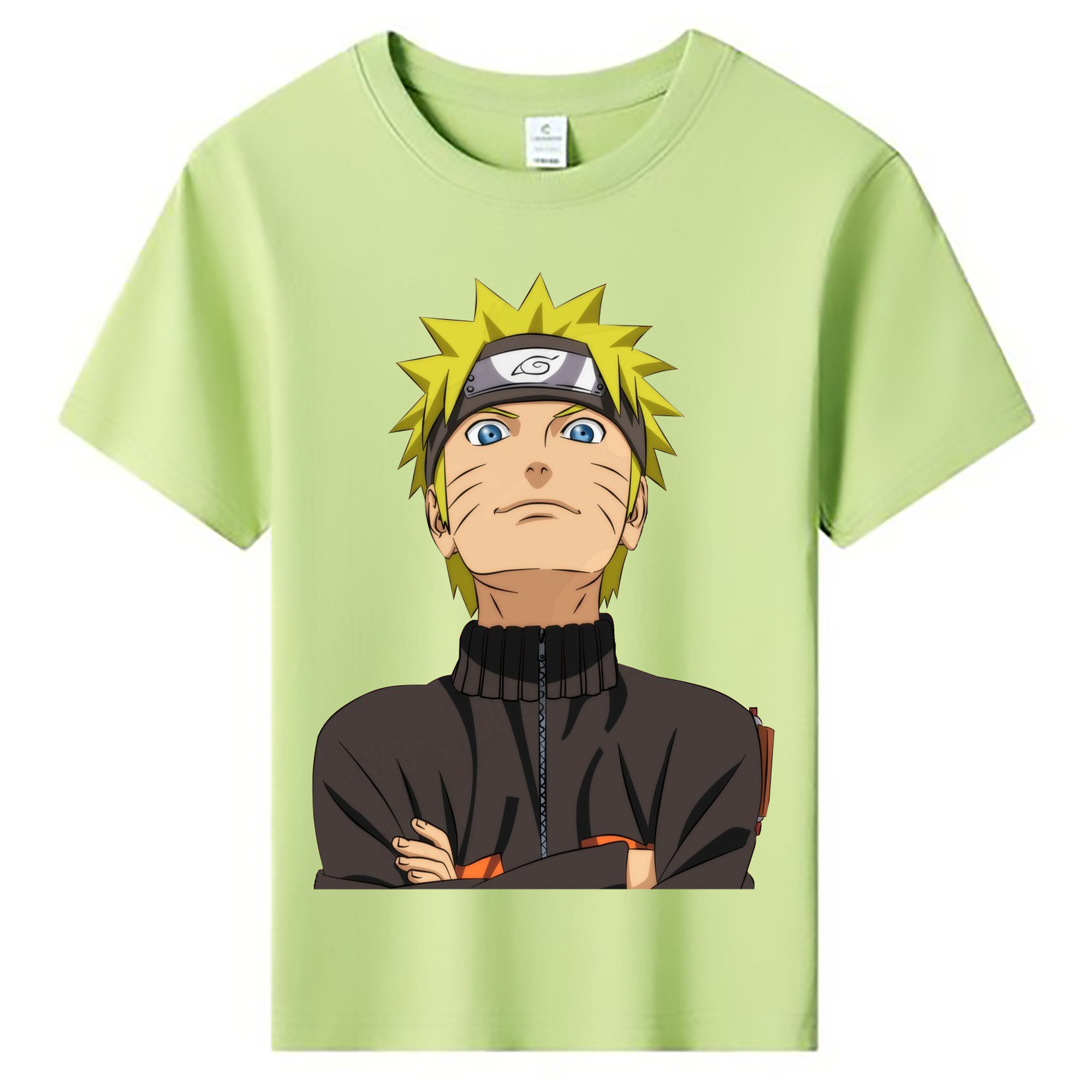 （画像用） NARUTO -ナルト- うずまき ナルト Uzumaki Naruto 綿100％キッズTシャツ（フロントプリント）